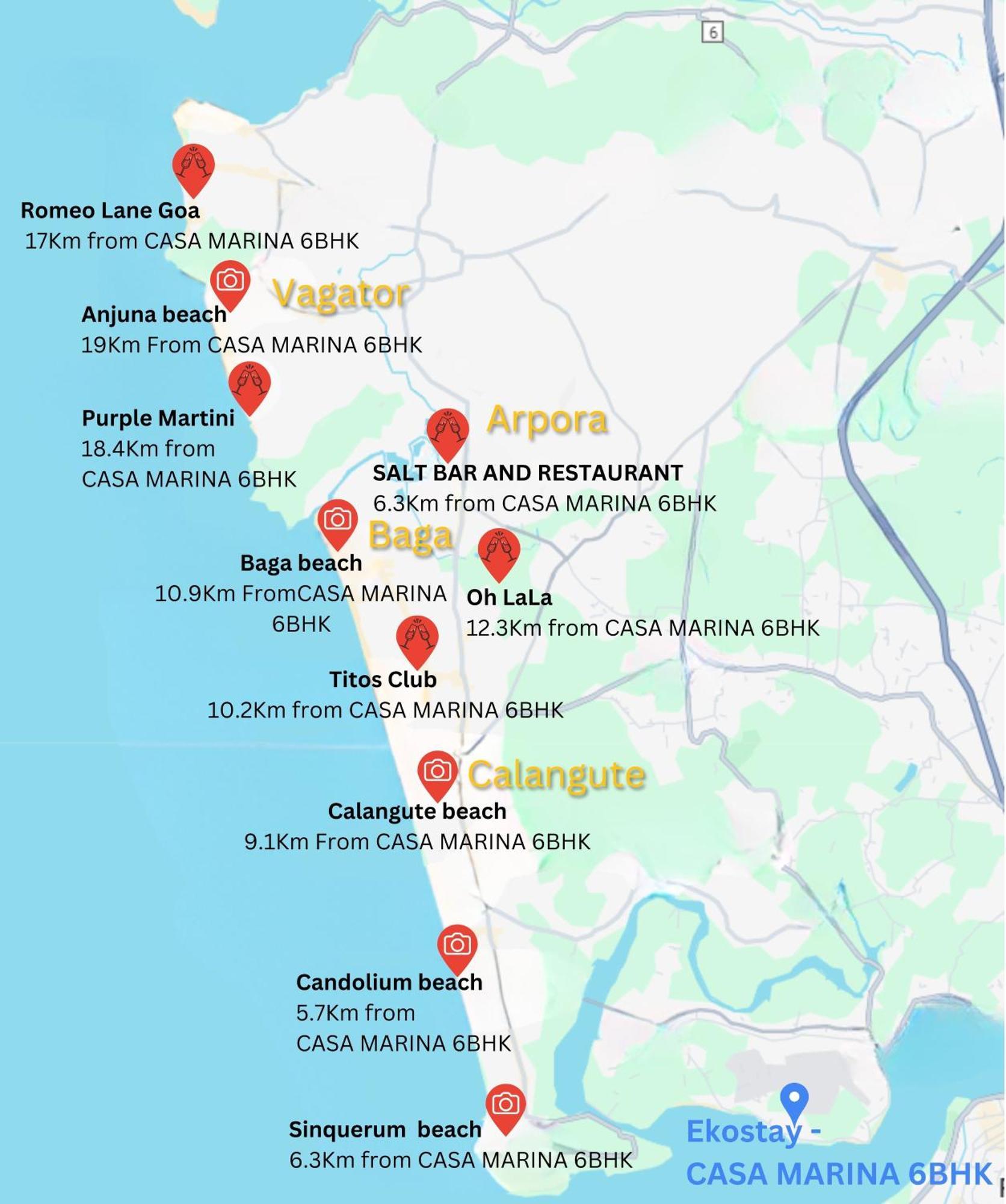 Ekostay Luxe - Casa Marina Candolim Buitenkant foto